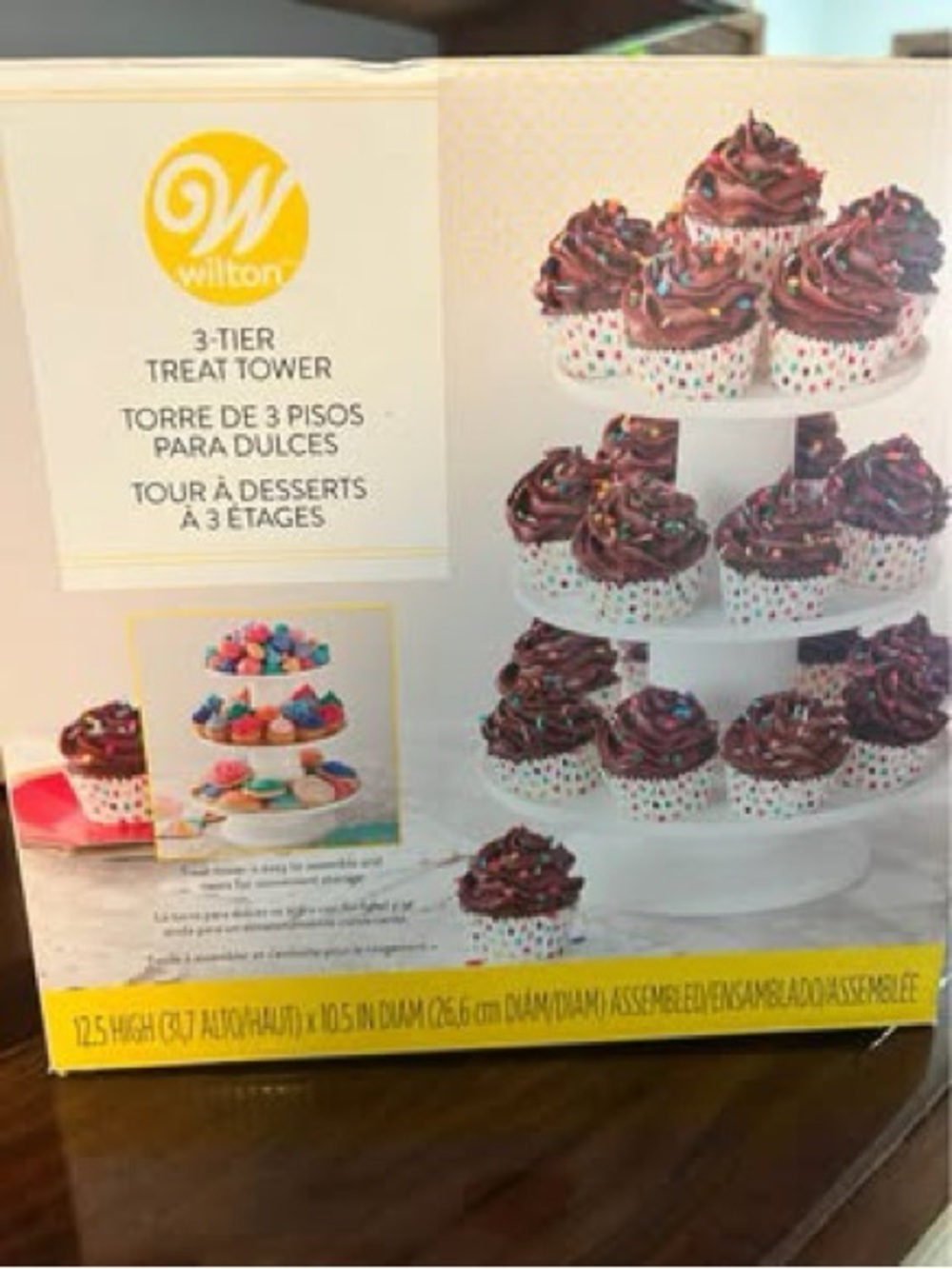 Never used Wilton White 3-Tier Treat Tower Cupcake Stand